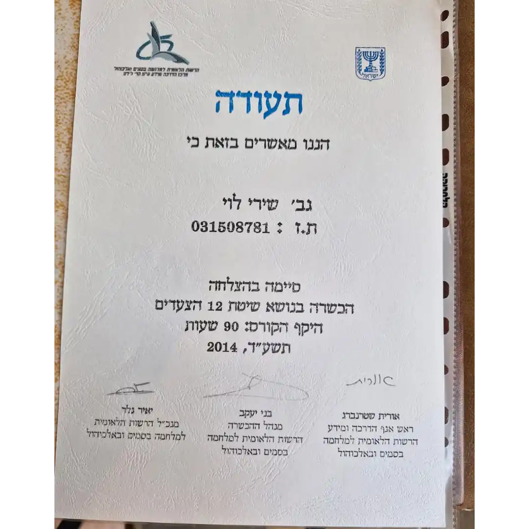 שירי לוי תעודות 11